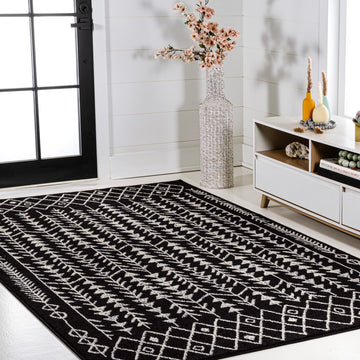 Ziri Moroccan Geometric Area Rug